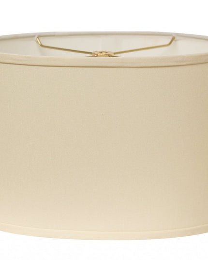 Ivory No Slub Innsbruck Oval Lamp Shade