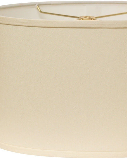 Ivory No Slub Innsbruck Oval Lamp Shade