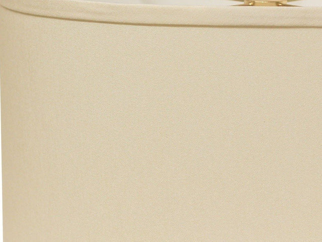 Ivory No Slub Innsbruck Oval Lamp Shade