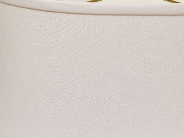 White No Slub Innsbruck Oval Lamp Shade