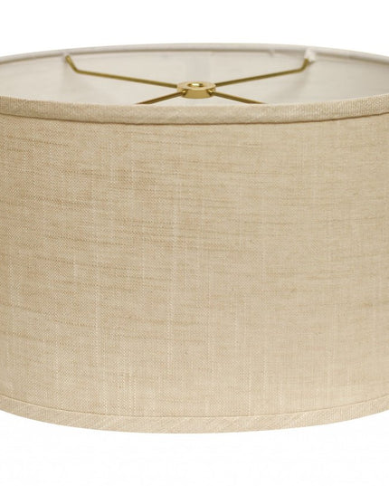 Light Yellow Linen Oval Lamp Shade