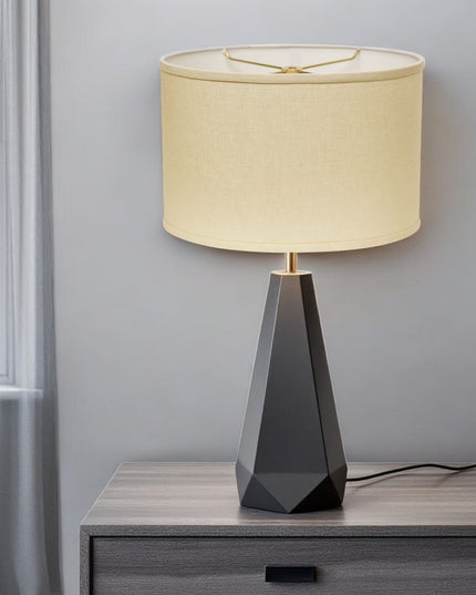 Beige Linen Oval Lamp Shade