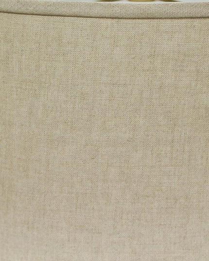 Dark Brown Linen Oval Lamp Shade