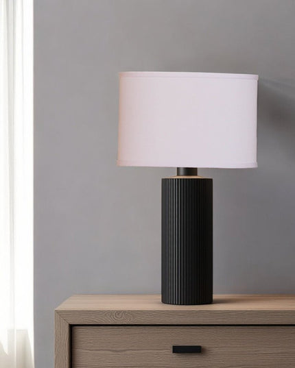 White No Slub Innsbruck Oval Lamp Shade