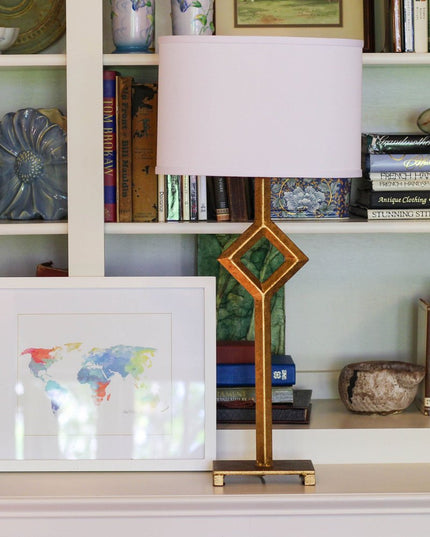 White No Slub Innsbruck Oval Lamp Shade