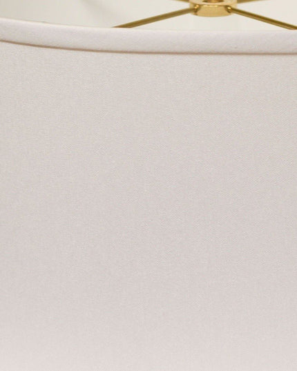 White No Slub Innsbruck Oval Lamp Shade