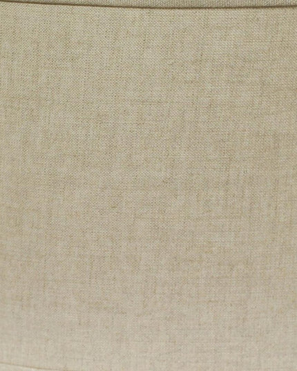 Dark Brown Linen Oval Lamp Shade