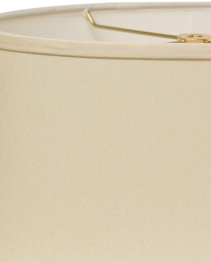 Ivory No Slub Innsbruck Oval Lamp Shade