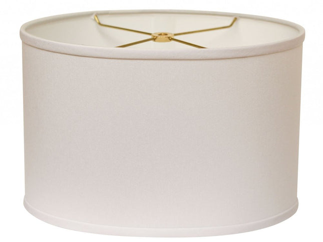 White No Slub Innsbruck Oval Lamp Shade