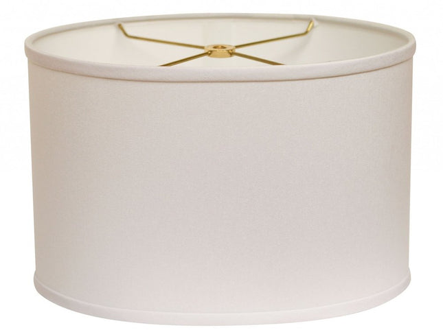 White No Slub Innsbruck Oval Lamp Shade