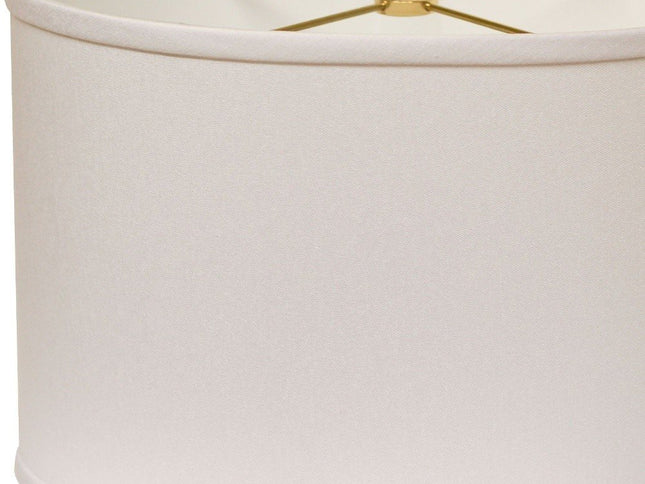 White No Slub Innsbruck Oval Lamp Shade