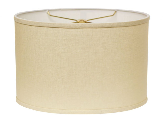 Beige Linen Oval Lamp Shade