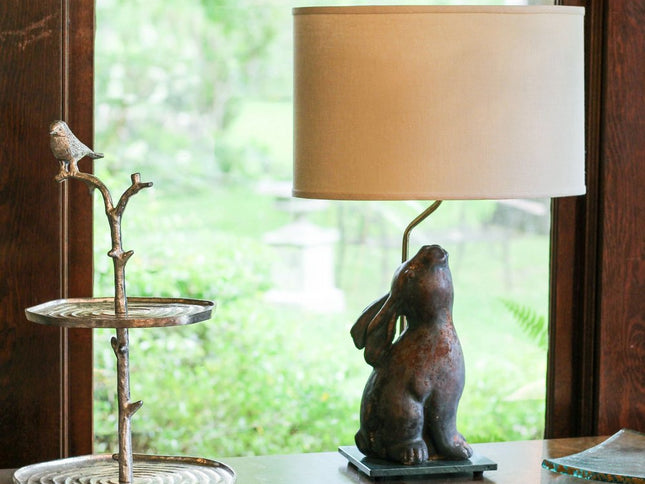 Beige Linen Oval Lamp Shade