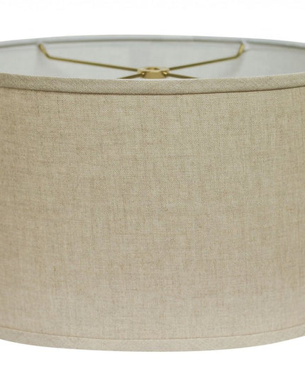 Beige Linen Oval Lamp Shade