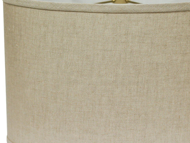Beige Linen Oval Lamp Shade