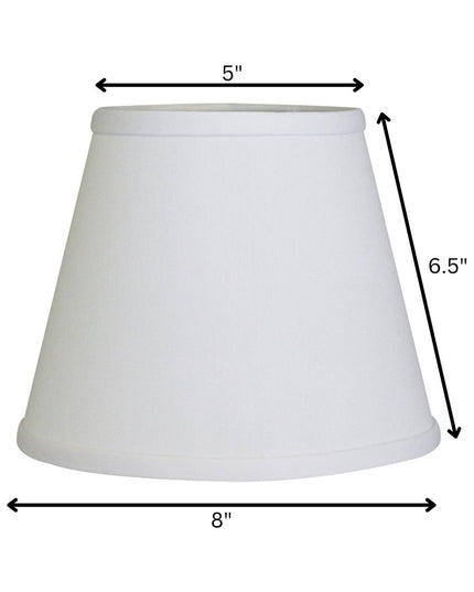 White No Slub Innsbruck Empire Lamp Shade