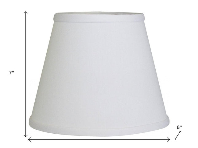 White No Slub Innsbruck Empire Lamp Shade