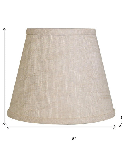 Light Yellow Linen Empire Lamp Shade