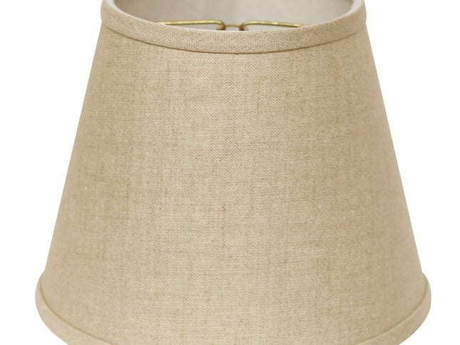 8" Dark Wheat Hardback Empire Linen Lampshade