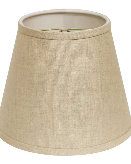 8" Dark Wheat Hardback Empire Linen Lampshade