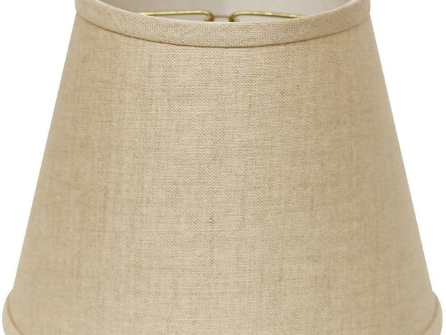 8" Dark Wheat Hardback Empire Linen Lampshade