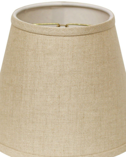 8" Dark Wheat Hardback Empire Linen Lampshade
