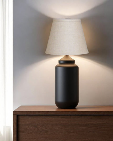 8" Dark Wheat Hardback Empire Linen Lampshade