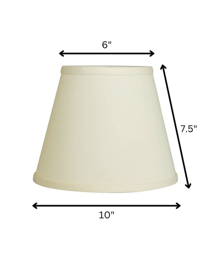 Ivory No Slub Innsbruck Empire Lamp Shade