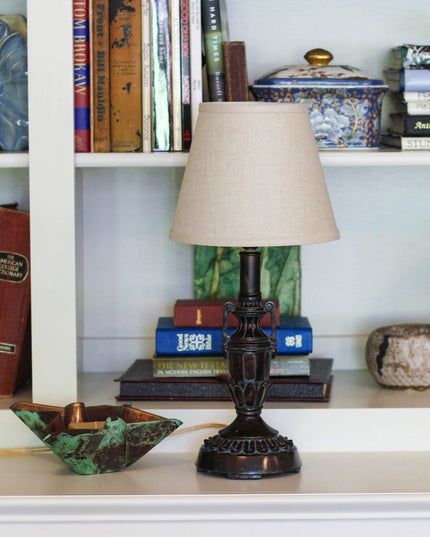 Dark Brown Linen Empire Lamp Shade