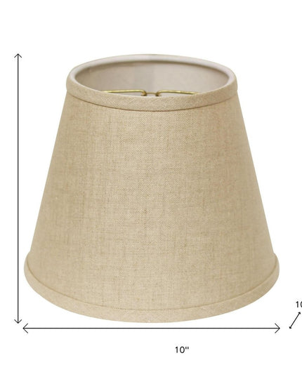 Dark Brown Linen Empire Lamp Shade