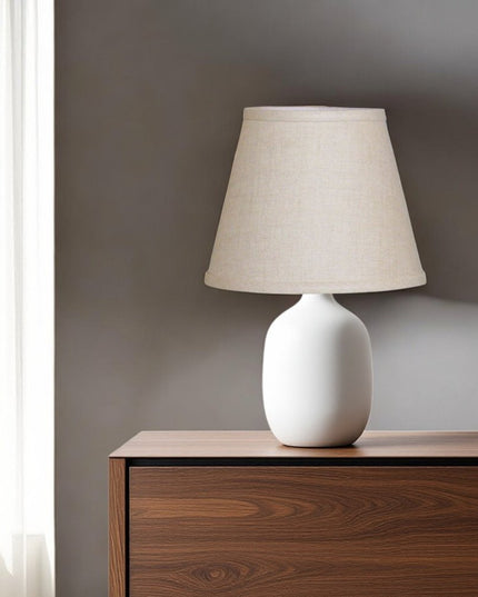 Dark Brown Linen Empire Lamp Shade