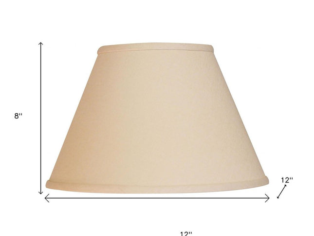 Beige Linen Empire Lamp Shade