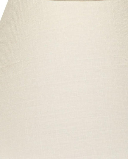 White Linen Empire Lamp Shade