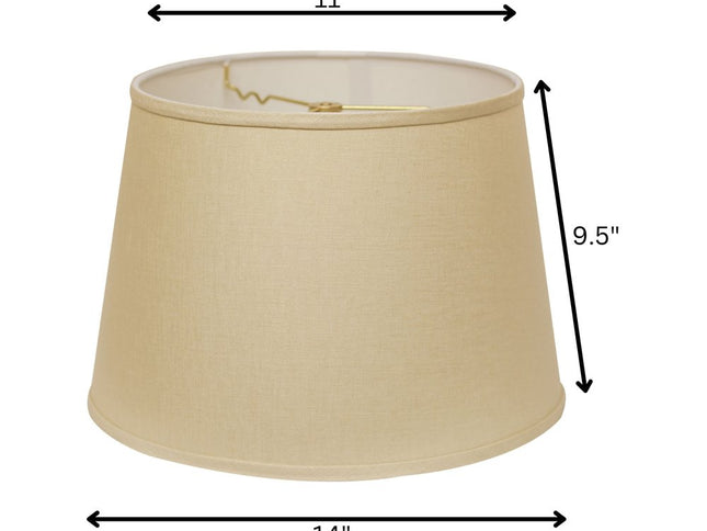Beige Linen Empire Lamp Shade