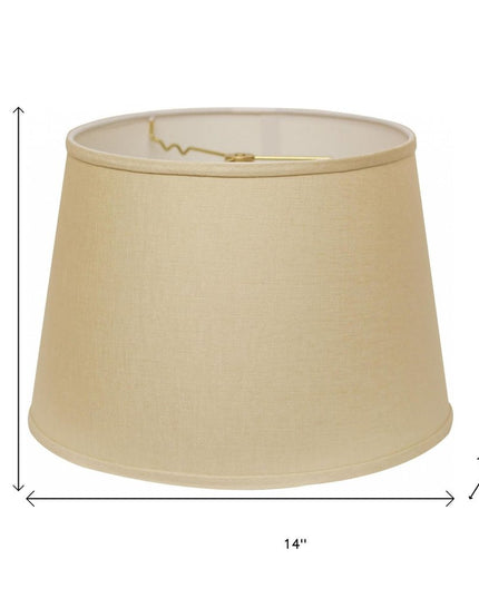 Beige Linen Empire Lamp Shade