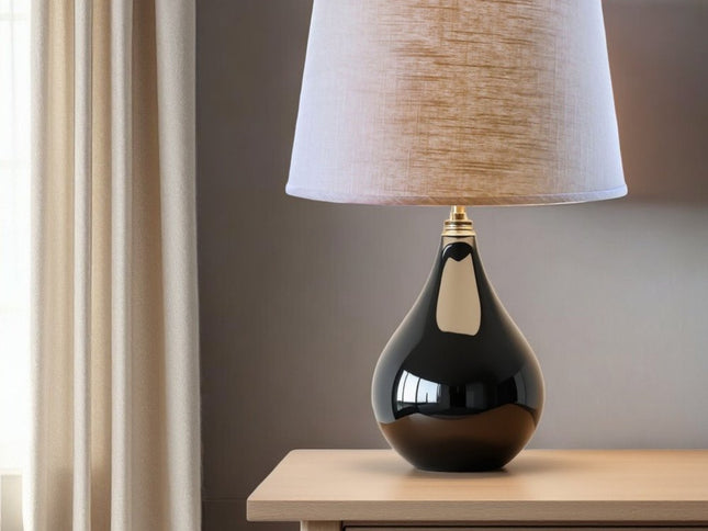 16" Light Wheat Rounded Empire Slanted Linen Lampshade