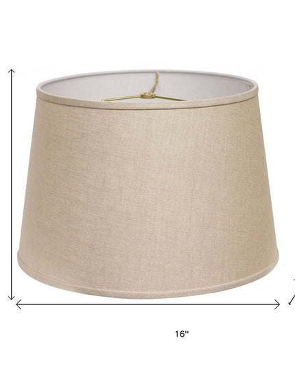 Dark Brown Linen Empire Lamp Shade