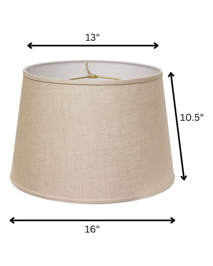 Dark Brown Linen Empire Lamp Shade