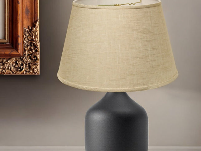 Light Yellow Linen Empire Lamp Shade