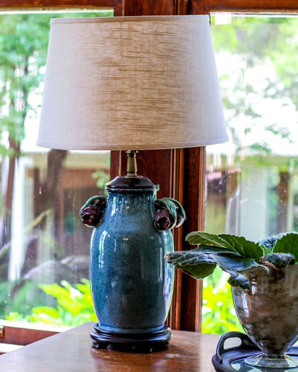 Light Yellow Linen Empire Lamp Shade