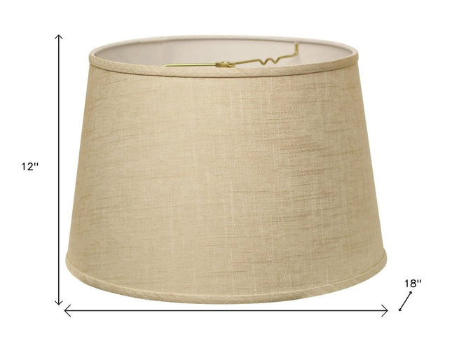 Light Yellow Linen Empire Lamp Shade