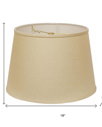 Beige Linen Empire Lamp Shade