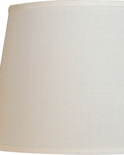 White Linen Empire Lamp Shade