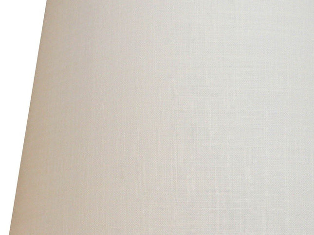 White Linen Empire Lamp Shade