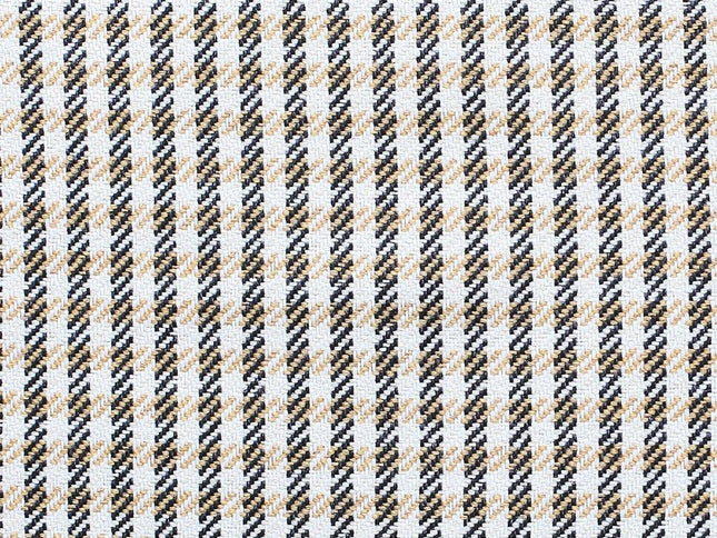 Set Of Two 18" X 18" Brown And Black Houndstooth Zippered Handmade Polyester Throw Pillow