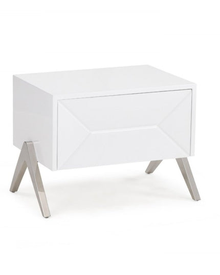 19" Wood One Drawer Nightstand