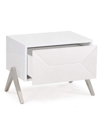 19" Wood One Drawer Nightstand