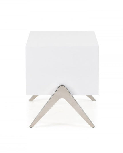 19" Wood One Drawer Nightstand