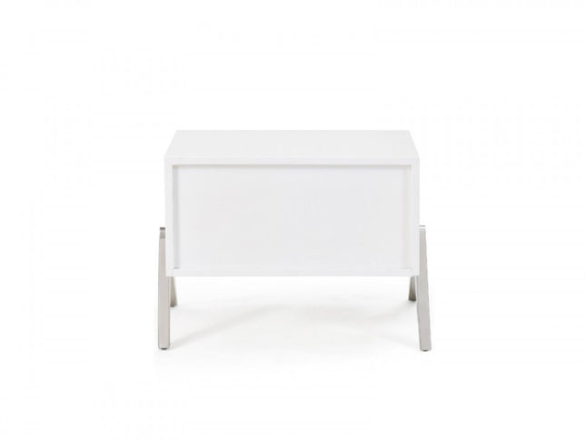 19" Wood One Drawer Nightstand