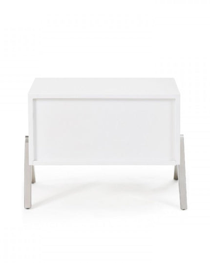 19" Wood One Drawer Nightstand